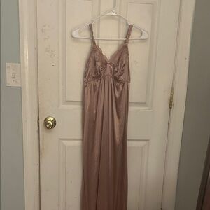 NWOT Blush Satin Chemise